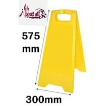 Abbasali Foldable Sign Board Caution Man At Work