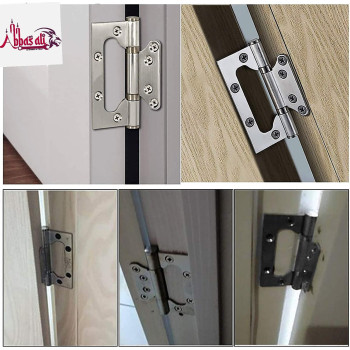 Abbasali Milano 4X3X3Mm Door Hinges Ball Bearing Non Mortise Heavy Duty Mute Movement Butt Hinges For Internal Doors Pack Of 1