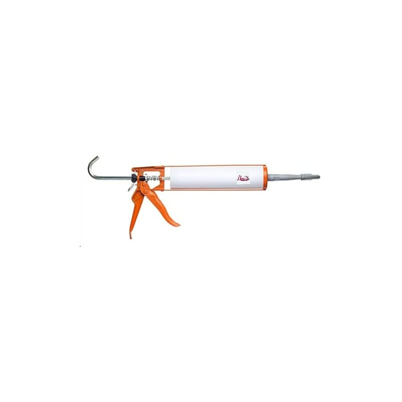 Abbasali Silicone Glue Gun Orange With Silicon Clear White For Reapairing Uses In Bathroomsdoors And For Fixings Other Items