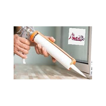 Abbasali Silicone Glue Gun Orange With Silicon Clear White For Reapairing Uses In Bathroomsdoors And For Fixings Other Items
