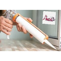 Abbasali Silicone Glue Gun Orange With Silicon Clear White For Reapairing Uses In Bathroomsdoors And For Fixings Other Items