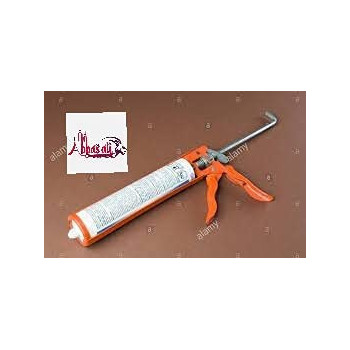 Abbasali Silicone Glue Gun Orange With Silicon Clear White For Reapairing Uses In Bathroomsdoors And For Fixings Other Items