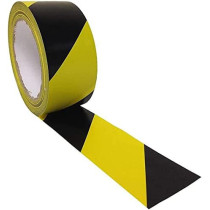 Abbasali Vaultex Warning Tape Yellow And Black Combination 70Mm X 250M