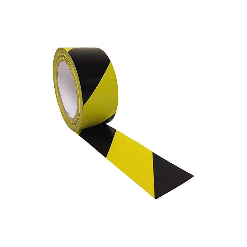 Abbasali Vaultex Warning Tape Yellow And Black Combination 70Mm X 250M
