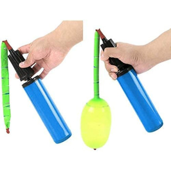 Abbasali Happy Birthday Double Action Balloon Pump Hand Held Manual And Party Decoration Party Ideas Pack Of 2Pcs