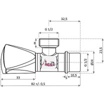 ABBASALI ANGLE VALVE FOR WC WATERHEATER SHATTAF WASHBASIN SINK & WASHING MACHINE