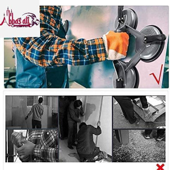 Abbasali Heavy Duty Suction Cup Aluminium Glass Lifter Sucker Pad Carrying Grabbing Tile Puller Gripper Pack Of 2 Three Pad