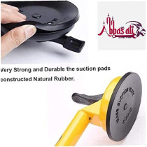 Abbasali Heavy Duty Suction Cup Aluminium Glass Lifter Sucker Pad Carrying Grabbing Tile Puller Gripper Pack Of 2 Double Pad