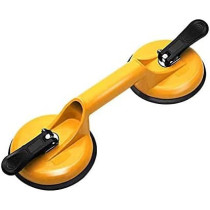 Abbasali Heavy Duty Suction Cup Aluminium Glass Lifter Sucker Pad Carrying Grabbing Tile Puller Gripper Pack Of 1 Double Pad