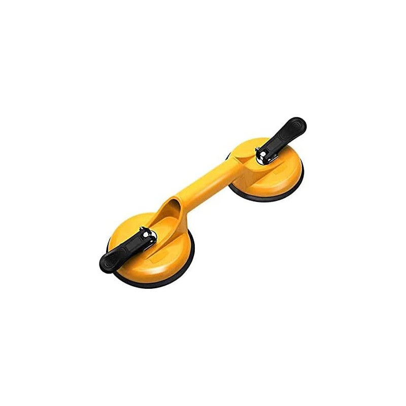 Abbasali Heavy Duty Suction Cup Aluminium Glass Lifter Sucker Pad Carrying Grabbing Tile Puller Gripper Pack Of 1 Double Pad