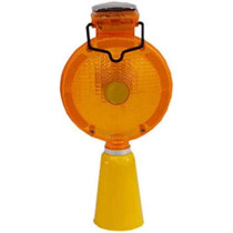 Abbasali Roadway Safety Solar Warning Flashing Traffic Cone Led Light