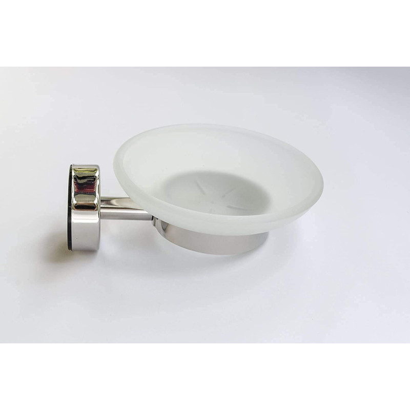 Abbasali Angel Soap Dish Wall Mounted Chrome Plated Brass Finish Soap Holder