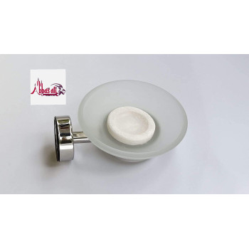 Abbasali Angel Soap Dish Wall Mounted Chrome Plated Brass Finish Soap Holder