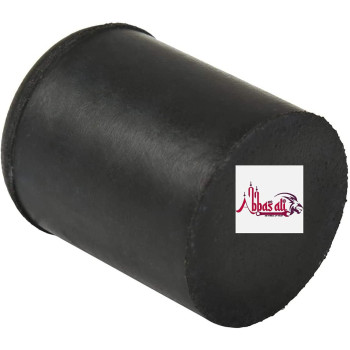 Abbasali Rubber Door Stopper 40Mmblack Pack Of 2Pcs