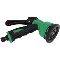 Abbasali Garden Water Hose Reinforced 3/4 Inch 50 Meter With Garden Shower And Reducers, Yellow