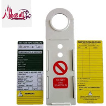 Abbasali Scaffolding Status Holder And Scaffolding And Construction Inspection Tags 11 3 4 Height 3 1 2 Width Pack Of 30