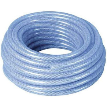 Abbasali High Pressure Braided Clear Flexible Pvc Tubing Heavy Duty Uv Chemical Resistant Vinyl Hose Water Oil 25 Yard 1 2 Inch