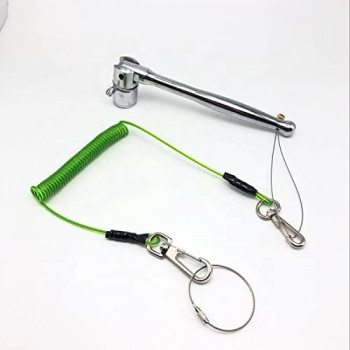 Abbasali Scaffold Lanyard. Spiral Tool Safety Lanyard Fishing Lanyards Boating Fish Secure Pliers Lip Grips Tackle Accessory