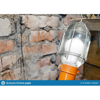 Abbasali Orange Colour Hand Garage Lamp 5Mtr Cable With Bulb