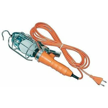 Abbasali Orange Colour Hand Garage Lamp 5Mtr Cable With Bulb