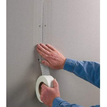 Abbasali 50Mm X 90Mtr Long Plasterboard Mesh Joint Scrim Drywall Fibre Glass Self Adhesive Wall Hole