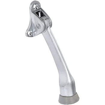 Abbasali Foldable Stainless Steel Heavy Duty Door Stopper Soft Rubber Foot Door Retainer Ds079