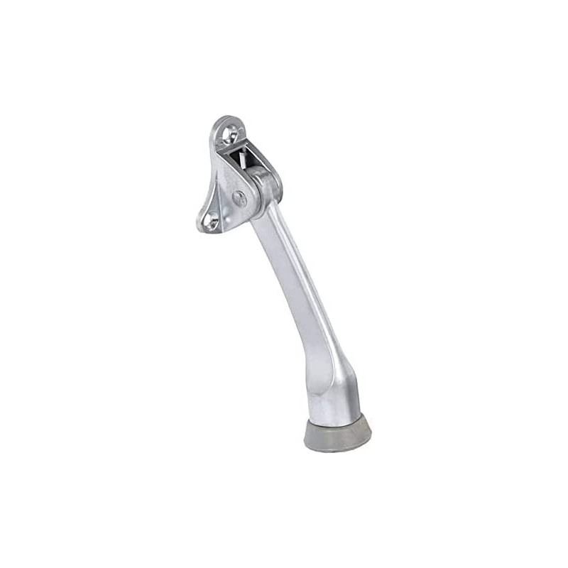 Abbasali Foldable Stainless Steel Heavy Duty Door Stopper Soft Rubber Foot Door Retainer Ds079