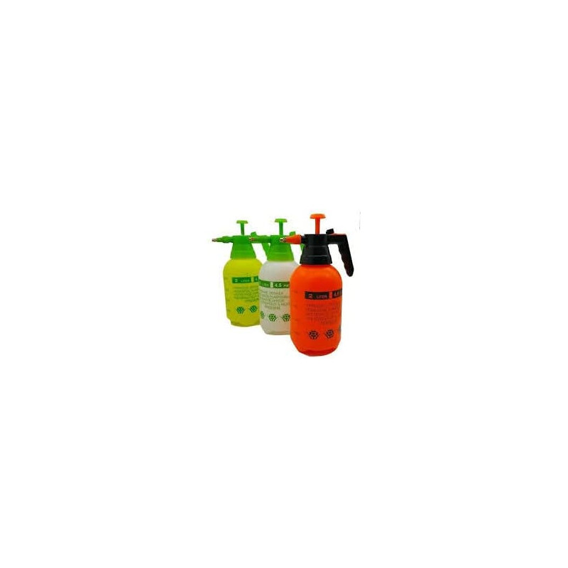 Abbasali One Hand Pressure Sprayer Spray Bottl With Adjustable 2 Liter For Gardening Cleaning Watering And General Use Spraying