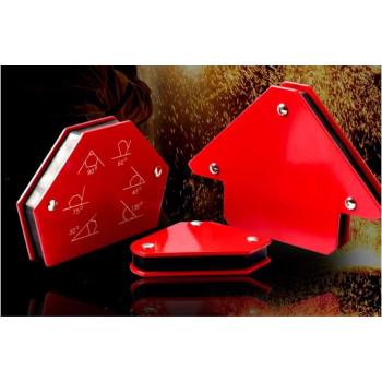 Abbasali Magnetic Welding Holder 2 Arrow 2 Hexagon 2 Mini Welder Magnets Tool 6Pc Set