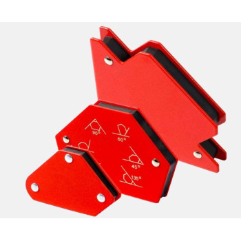 Abbasali Magnetic Welding Holder 2 Arrow 2 Hexagon 2 Mini Welder Magnets Tool 6Pc Set
