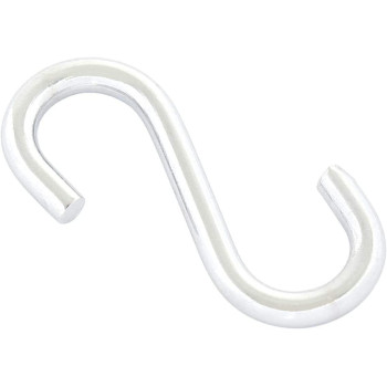 Abbasali S Hooks Metal Chrome Plated 2 Inches Silver