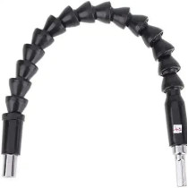 Abbasali Flexible Shaft Magnetic Screwdriver Extension Drill Electronic Power Drill 6Mm 1 4 Inch Drive 29.5 Cm Long 1Pc Black