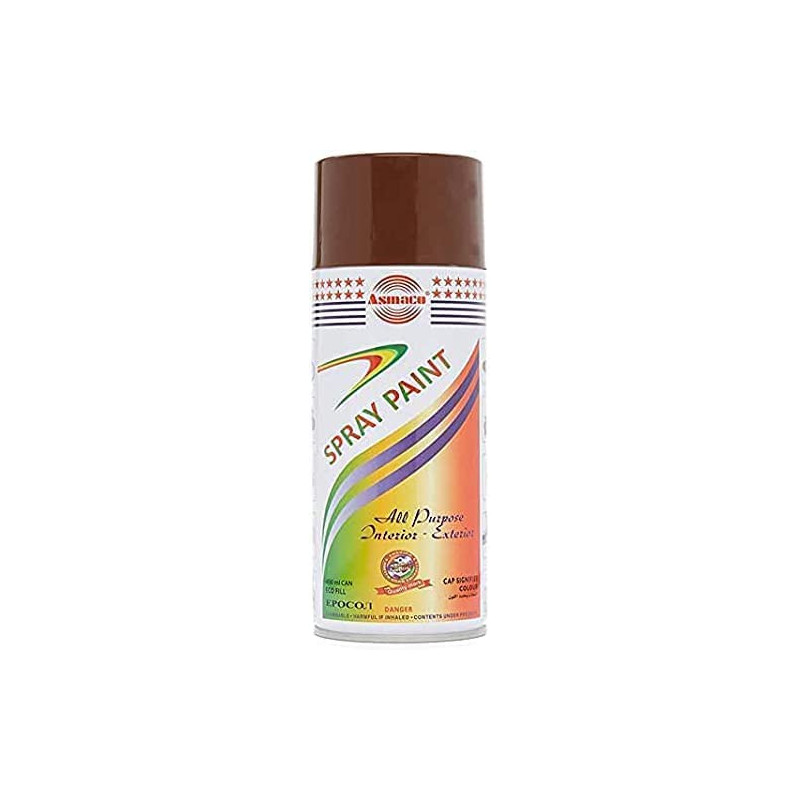 Abbasali Asmaco Spray Paint Brown 12Pcs