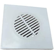 Abbasali Pvc White Bathroom Shower Floor Drain Trap Strainer15X15Cm