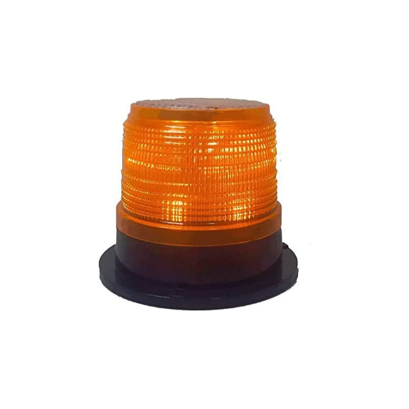 Abbasaliwireless Magnet Solar Warning Light Orange
