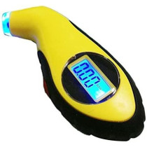 Abbasali Lcd Digital Tire Tyre Air Pressure Gauge Tester Tool W Light