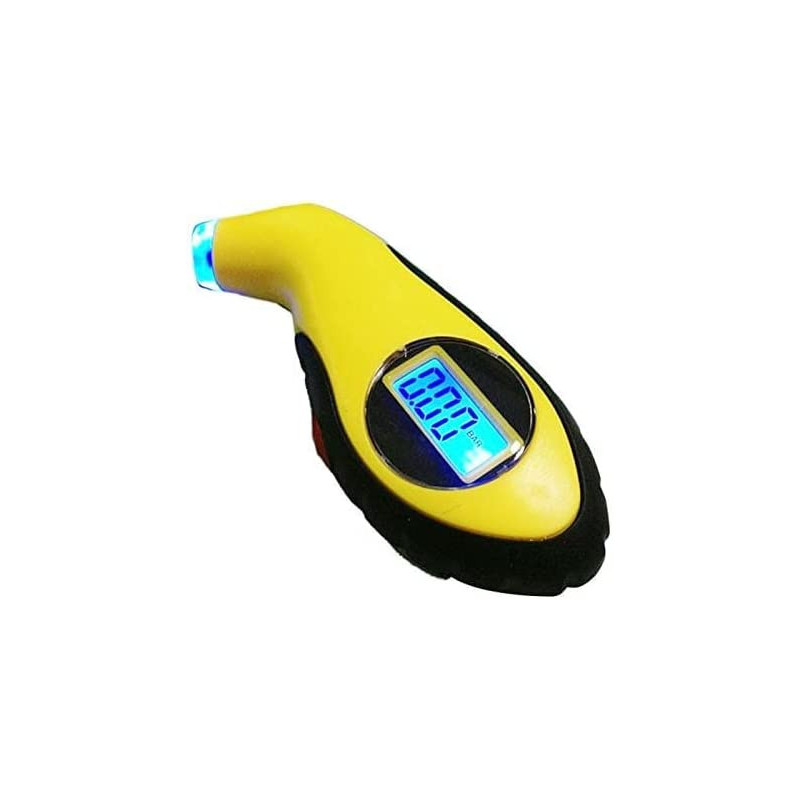 Abbasali Lcd Digital Tire Tyre Air Pressure Gauge Tester Tool W Light