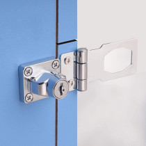 Abbasali Products U 9951 Twist Knob Keyed Locking Hasp For Small Doors Cabinets And More 4 X 1 5 8 Steel Chrome Plated