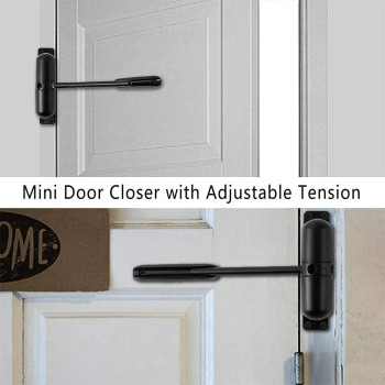 Abbasali Spring Door Closer Light 3.1 2X12 Inch Black