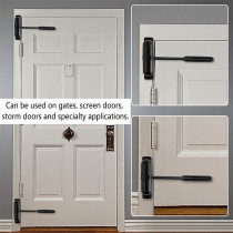 Abbasali Spring Door Closer Light 3.1 2X12 Inch Black
