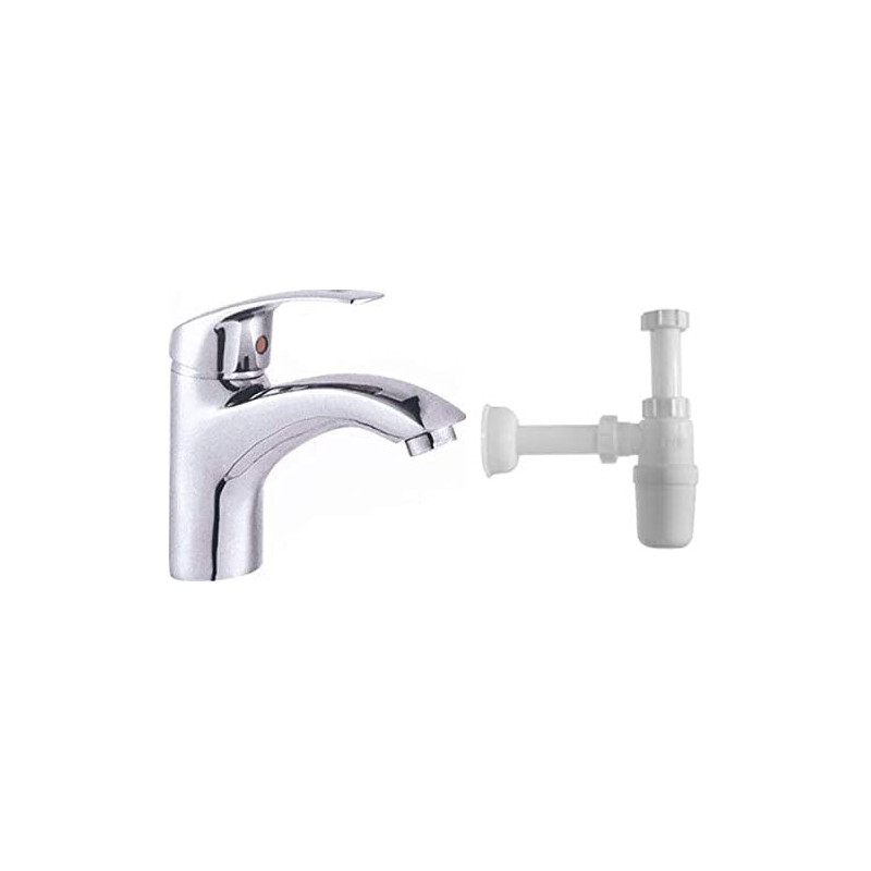 Abbasali Wash Basin Mixer Tap With Bottle Trap And Waste