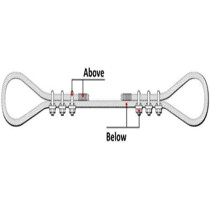 Abbasali Wire Rope Cable Clip Clamp U Bolt Saddle Fastener 3 Mm 25Pcs