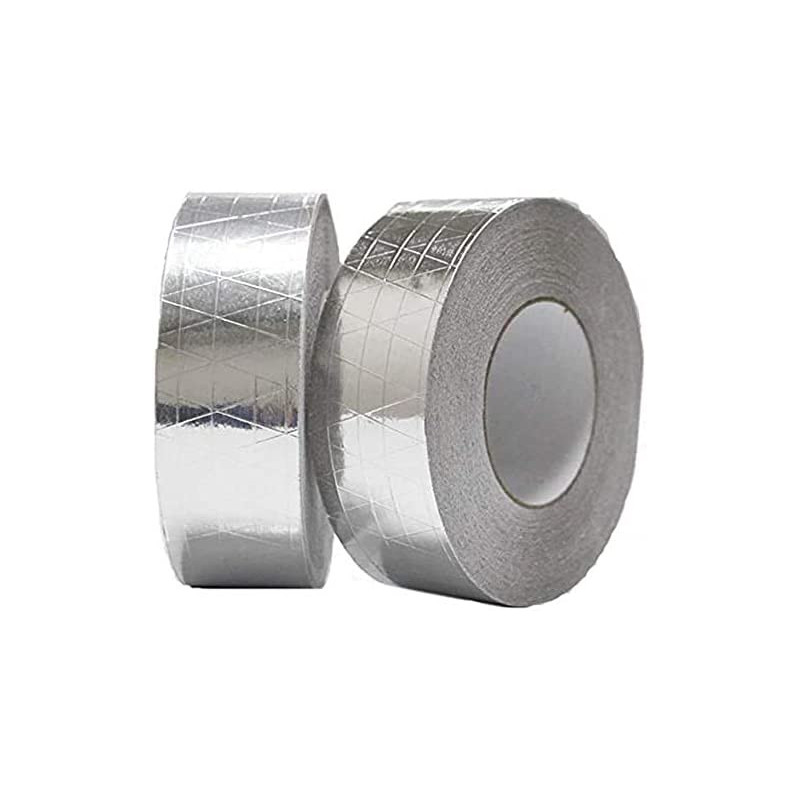 Abbasali Multi Purpose Strong Aluminium Foil Adhesive Insulation Tape For Roof Leak 2 Inch Pack Of 2 Aluminium Tap