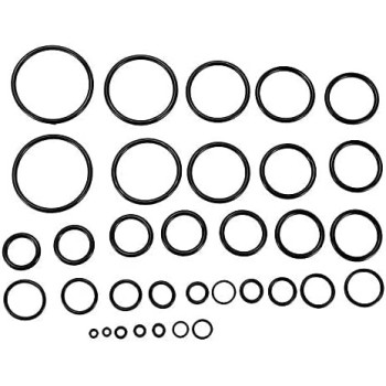 Abbasali 407Pcs Assortment Set Seal Gasket Universal Nbr Rubber Oil Resistance O Ring Kit