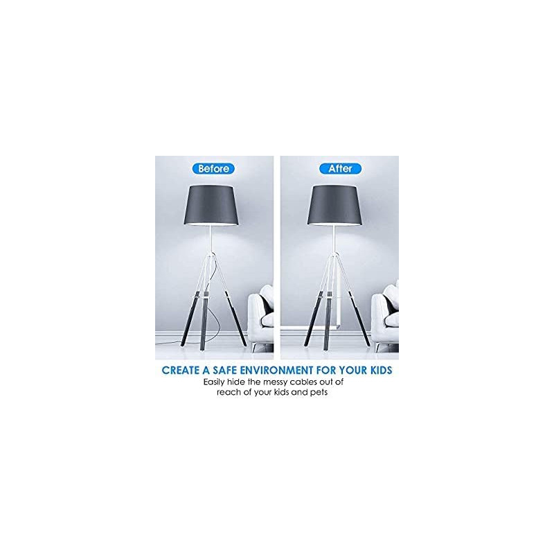 Abbasali Electrical Pvc Trunking With Sticker 90Cm Long 3 Pcs White Self Adhesive 38Mm X 25Mm 3 Mtr Pack
