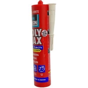 Bison Polymax Universal Assembly Adhesive And Sealant With Extra High Final Bonding Strength.