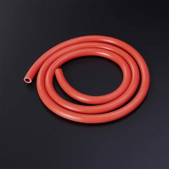 Yardwe Rubber Gas Pipe Tubing Quick Connect Disconnect Hose Assembly With 2 Fittings Orange 150Cm