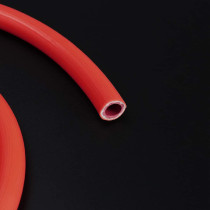 Yardwe Rubber Gas Pipe Tubing Quick Connect Disconnect Hose Assembly With 2 Fittings Orange 150Cm