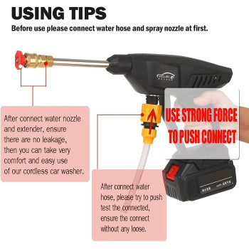 Abbasali Clarke High Pressure Washerelectric Pressure Washer Gunportable Cordless High Power Cleaner24V Suitable