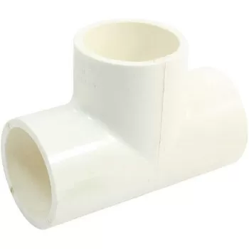 Pvc T Pipe White 3 4In